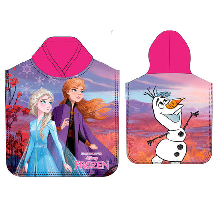 detsko poncho za plaj frozen