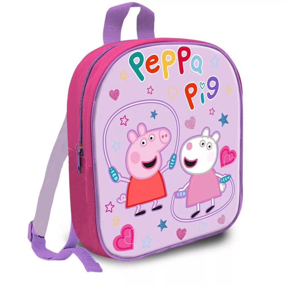 Детска раница за градина Peppa Pig с ярки цветове и забавен дизайн за малки момичета.