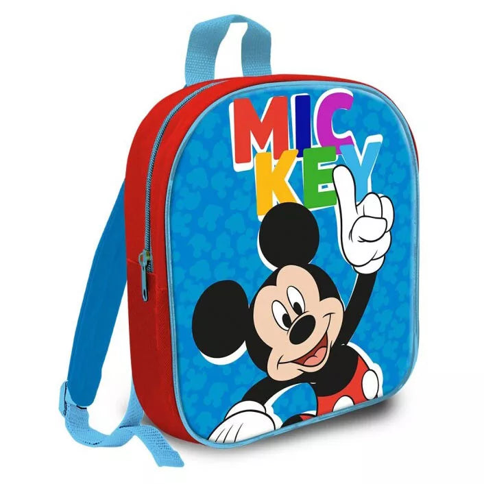 Детска раница за градина Mickey Mouse с ярък дизайн и удобно регулиране на презрамките.