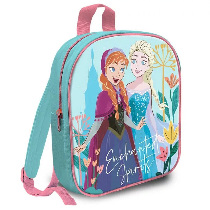 Детска раница за градина FROZEN с Ана и Елза, идеална за малки момичета, ярки цветове и уникален дизайн.