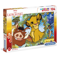 Детски пъзел Lion King 104 части 6+. Забавен пъзел със Симба, Тимон и Пумба за деца над 6 години.
