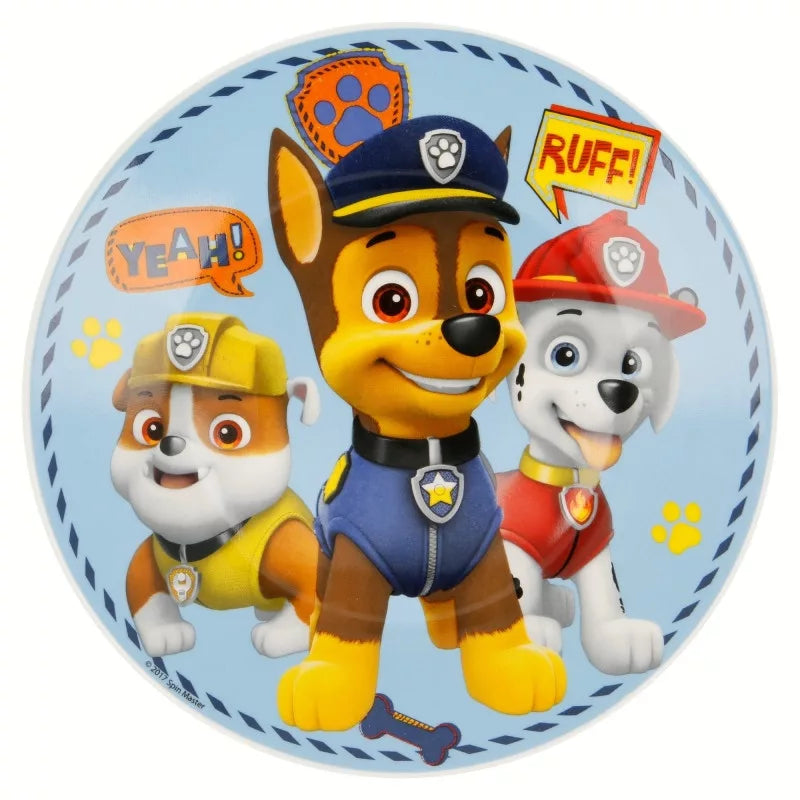 Керамичен сервиз за хранене Paw Patrol - чиния с героите от Пес Патрул за детски обяд или вечеря.