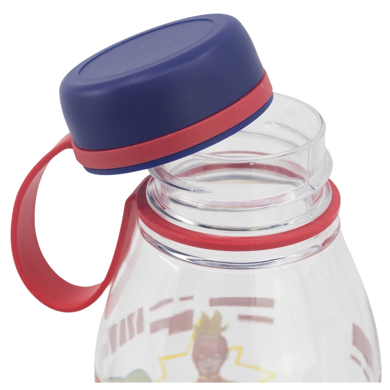 Бутилка за вода от тритан Avengers, 650ml с капачка и рингове за предотвратяване на разлив.