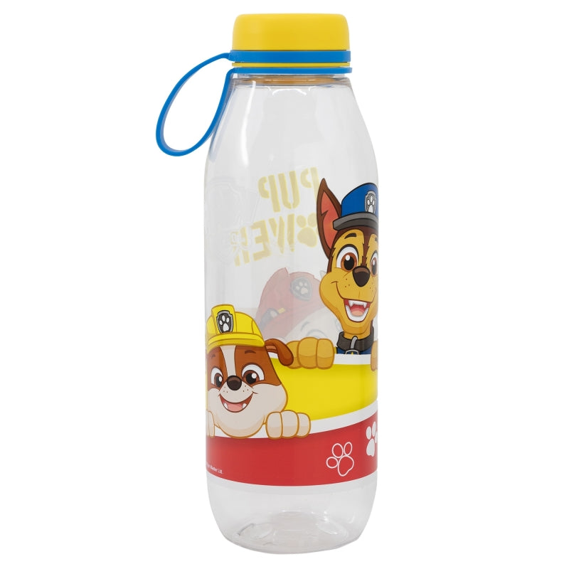 Бутилка за вода от тритан Paw Patrol, 650ml с героите Чейс и Ръбъл.