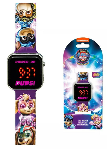 LED Детски часовник Paw Patrol, Sky, детски часовник с ярки цветове и интерактивни функции.