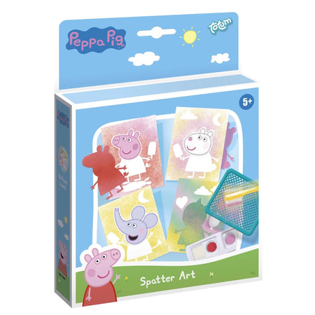 Творчески комплект за рисуване Peppa Pig - комплект за изкуство с Пепа Пиг и приятели, идеален за детски игри
