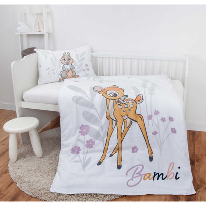Детско спално бельо Bambi с рисунка на Бамби и стилен дизайн, идеално за деца.