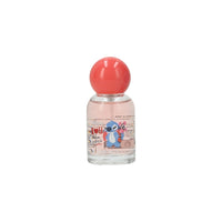 Парфюмна вода Stitch, 30ml - детски лек аромат с тематична бутилка Stitch и практичен розов капак за носене