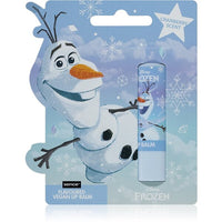 Детски балсам за устни Olaf, Frozen с аромат червена боровинка – компактeн стик с образа на Olaf за защита срещу сухота