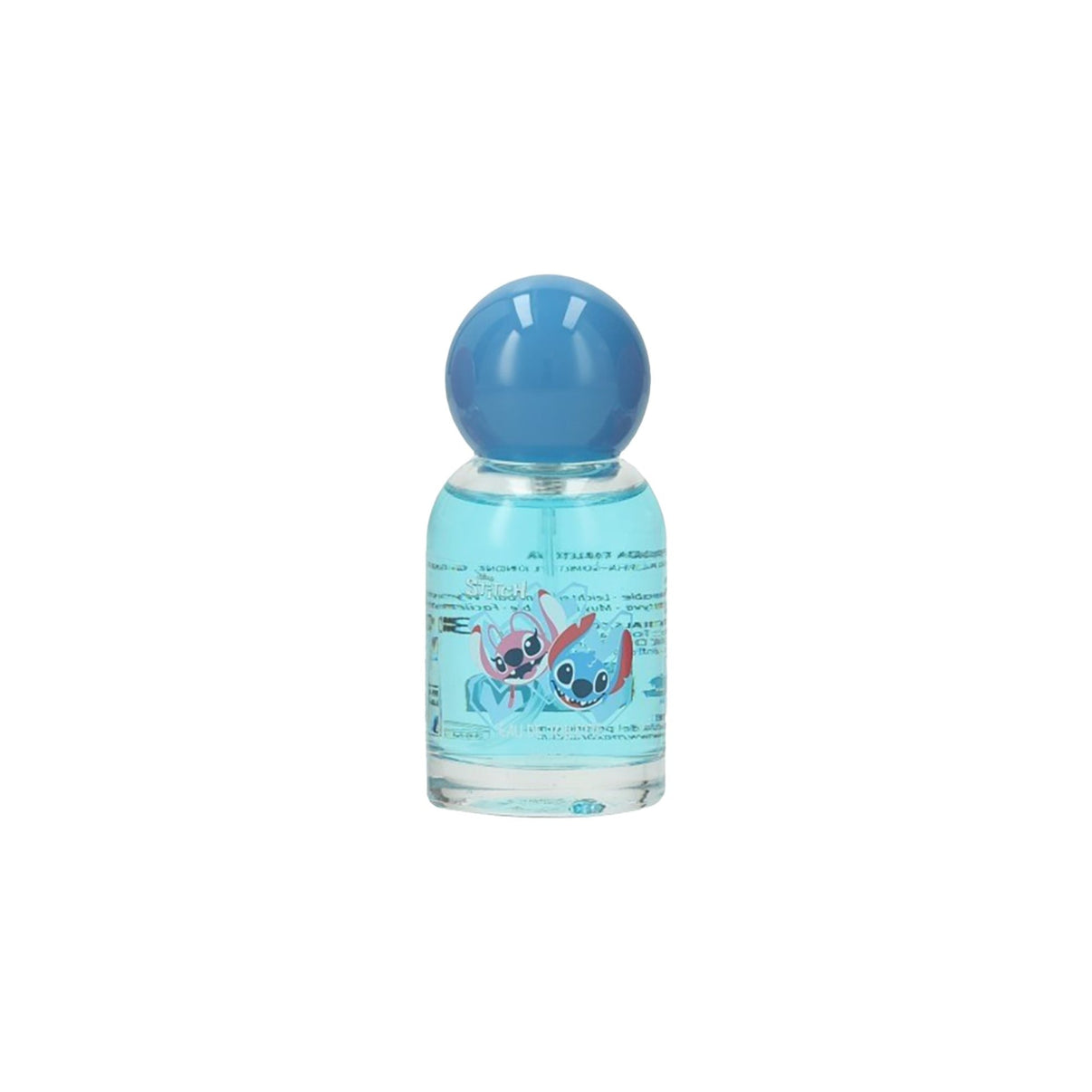 Парфюмна вода Stitch, 30ml - детски лек аромат в синя бутилка с дизайн на Stitch, удобна за ежедневна употреба